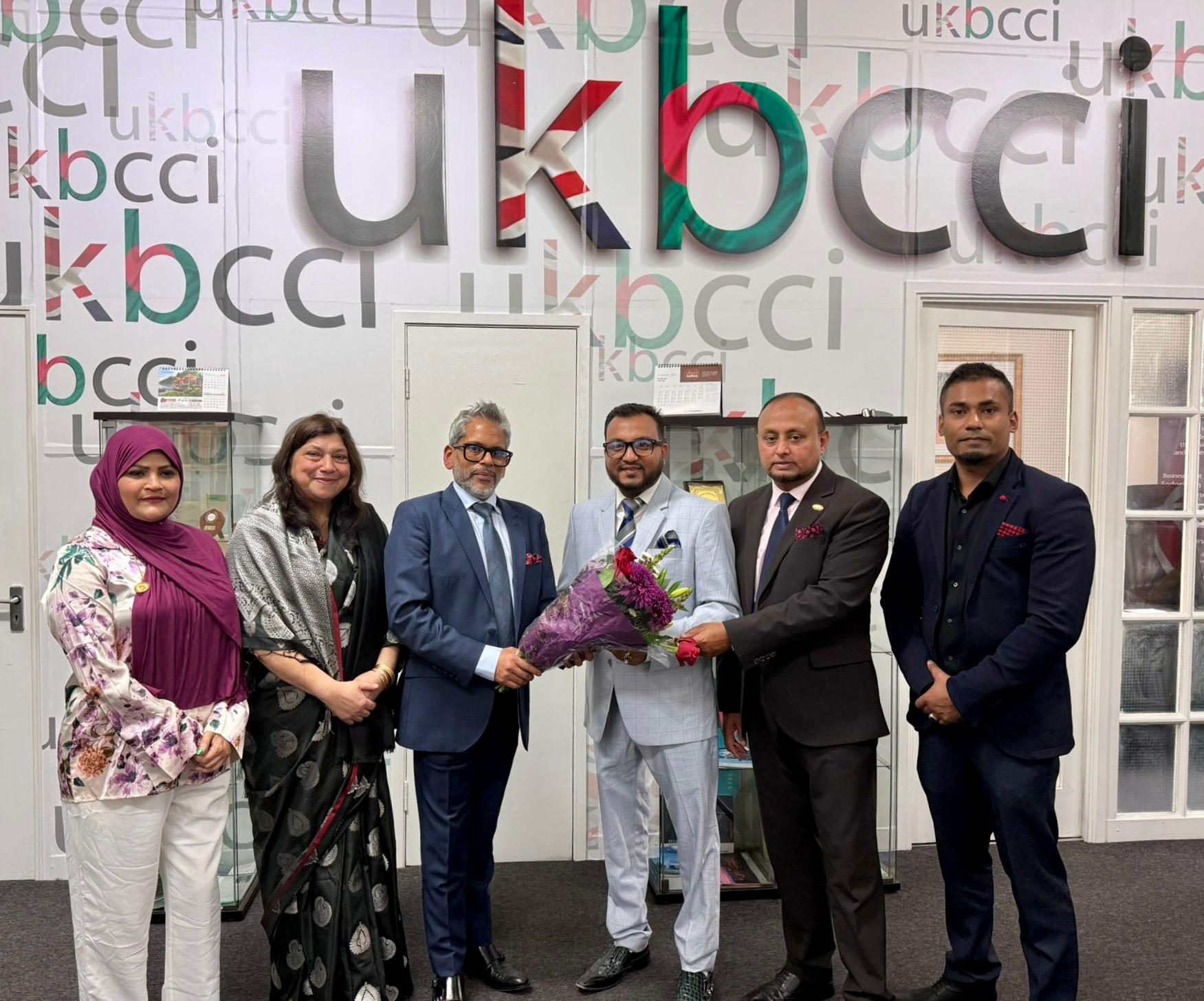 UKBCCI welcomes USBCCI President Md. Liton Ahmed for strategic business dialogue in London